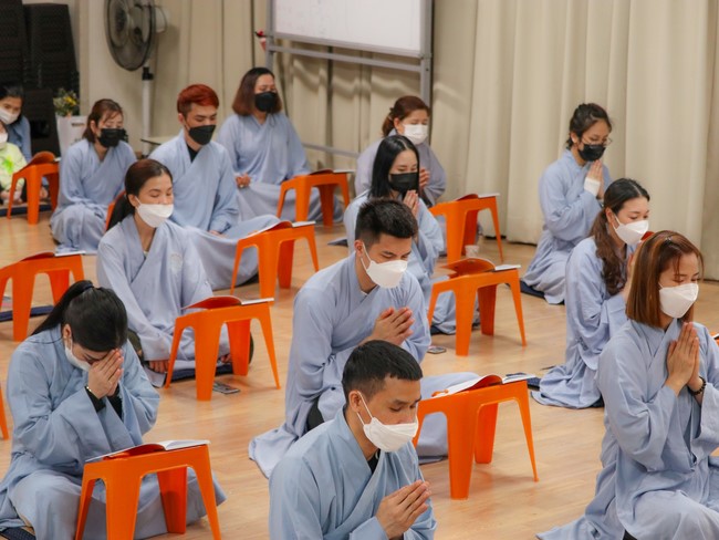 The Vesak great ceremony at Duoc Su Temple, Incheon City, South Korea